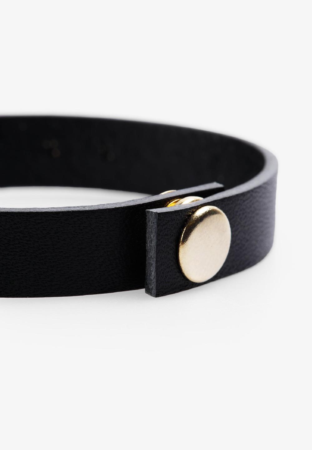 Scalpers PULSERA CALAVERA TACHUELAS BLACK