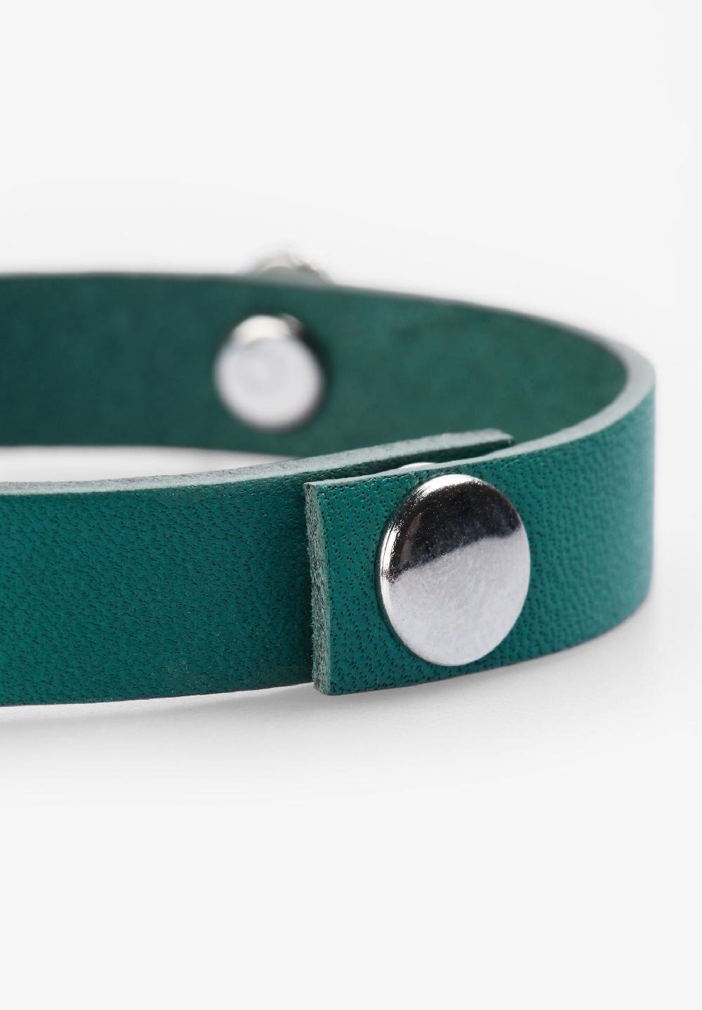 Scalpers PULSERA PIEL CALAVERAS BLUE