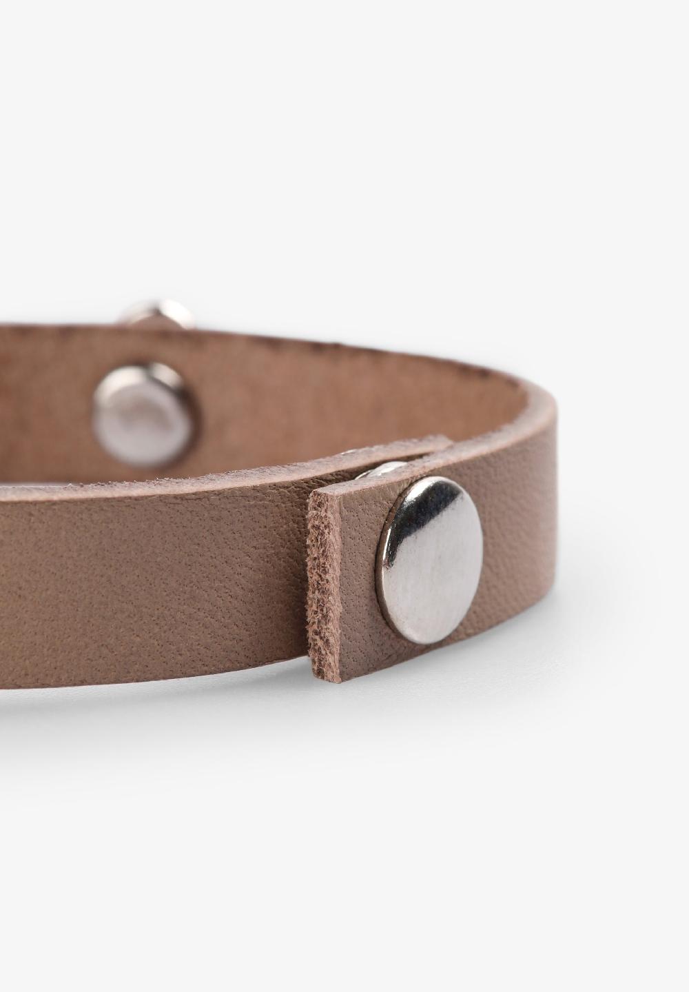 Scalpers PULSERA PIEL CALAVERAS CREAM