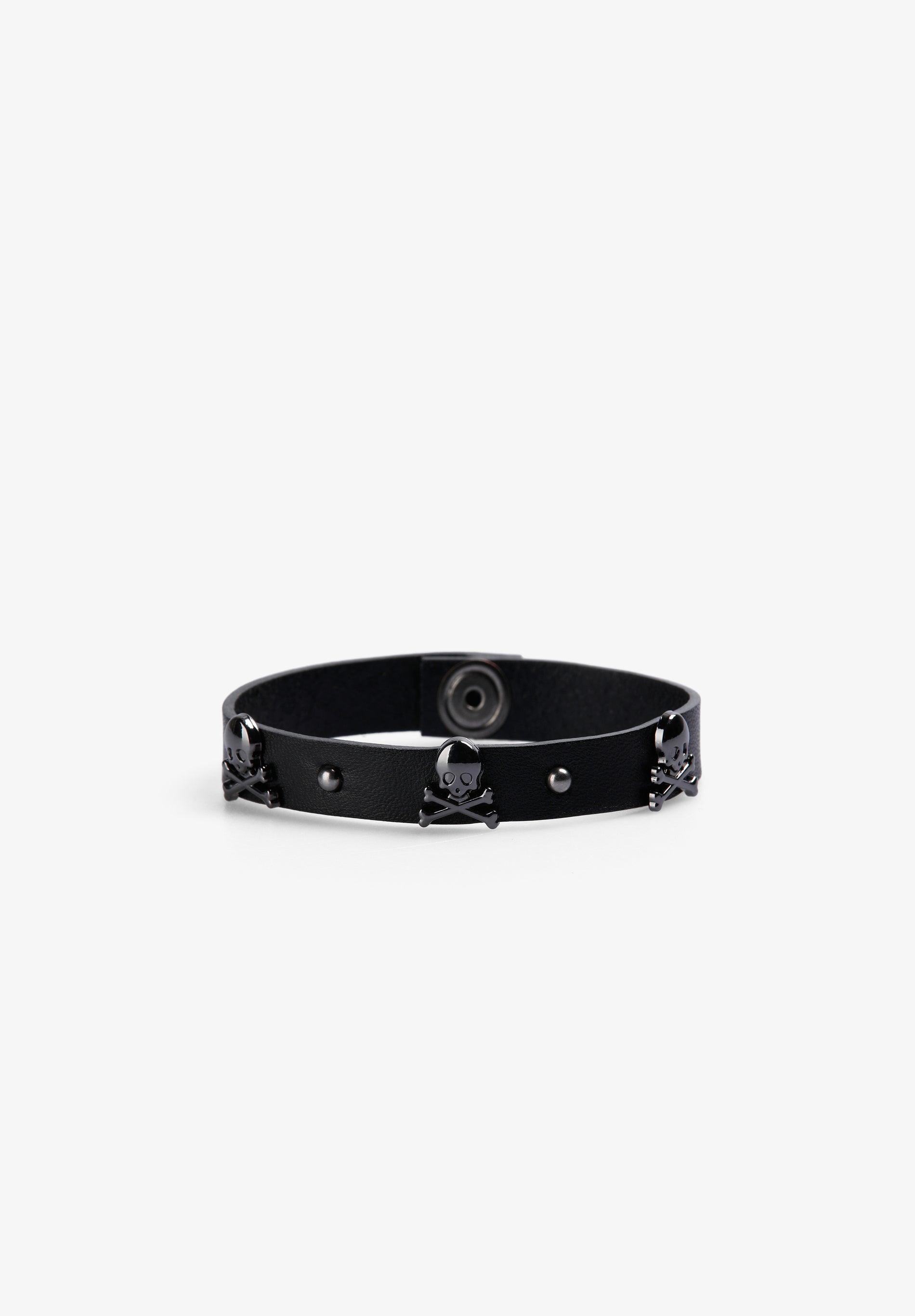 Scalpers PULSERA TACHAS CALAVERAS BLACK