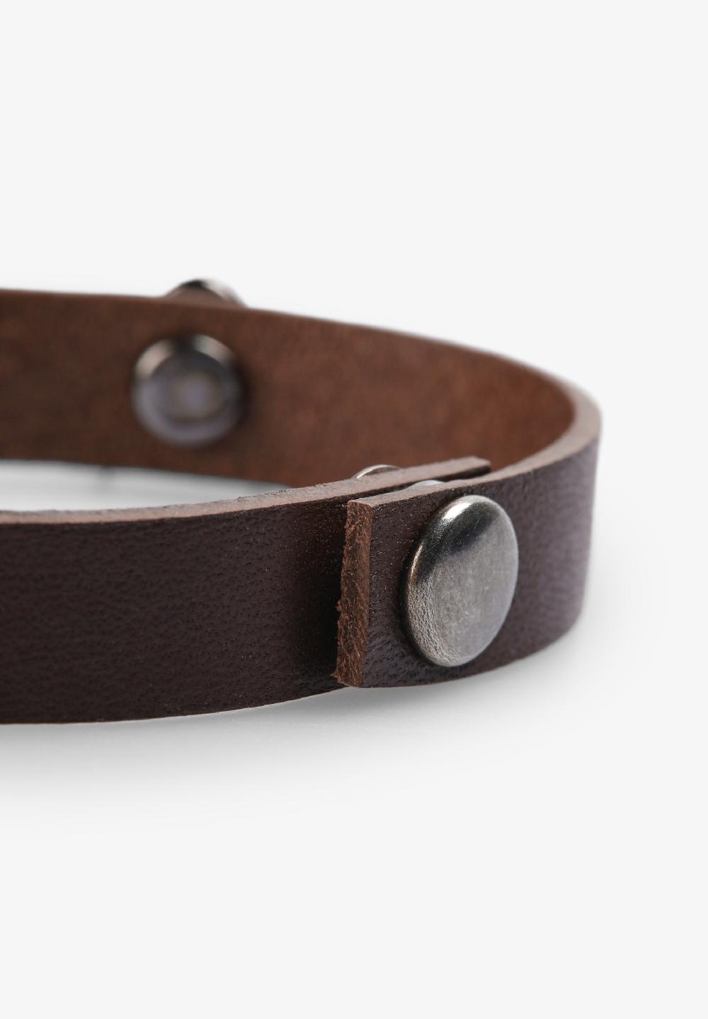 Scalpers PULSERA TACHAS CALAVERAS BROWN