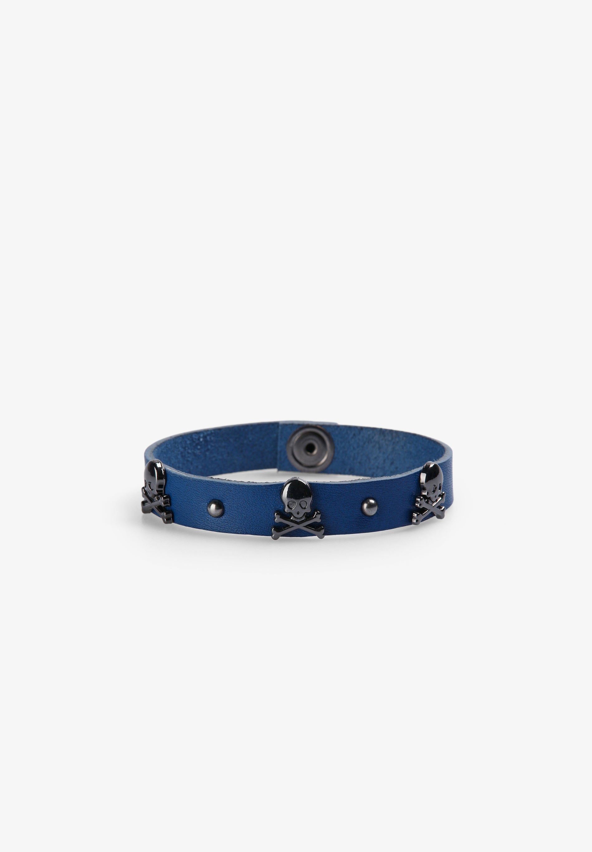 Scalpers PULSERA TACHAS CALAVERAS NAVY/BLUE