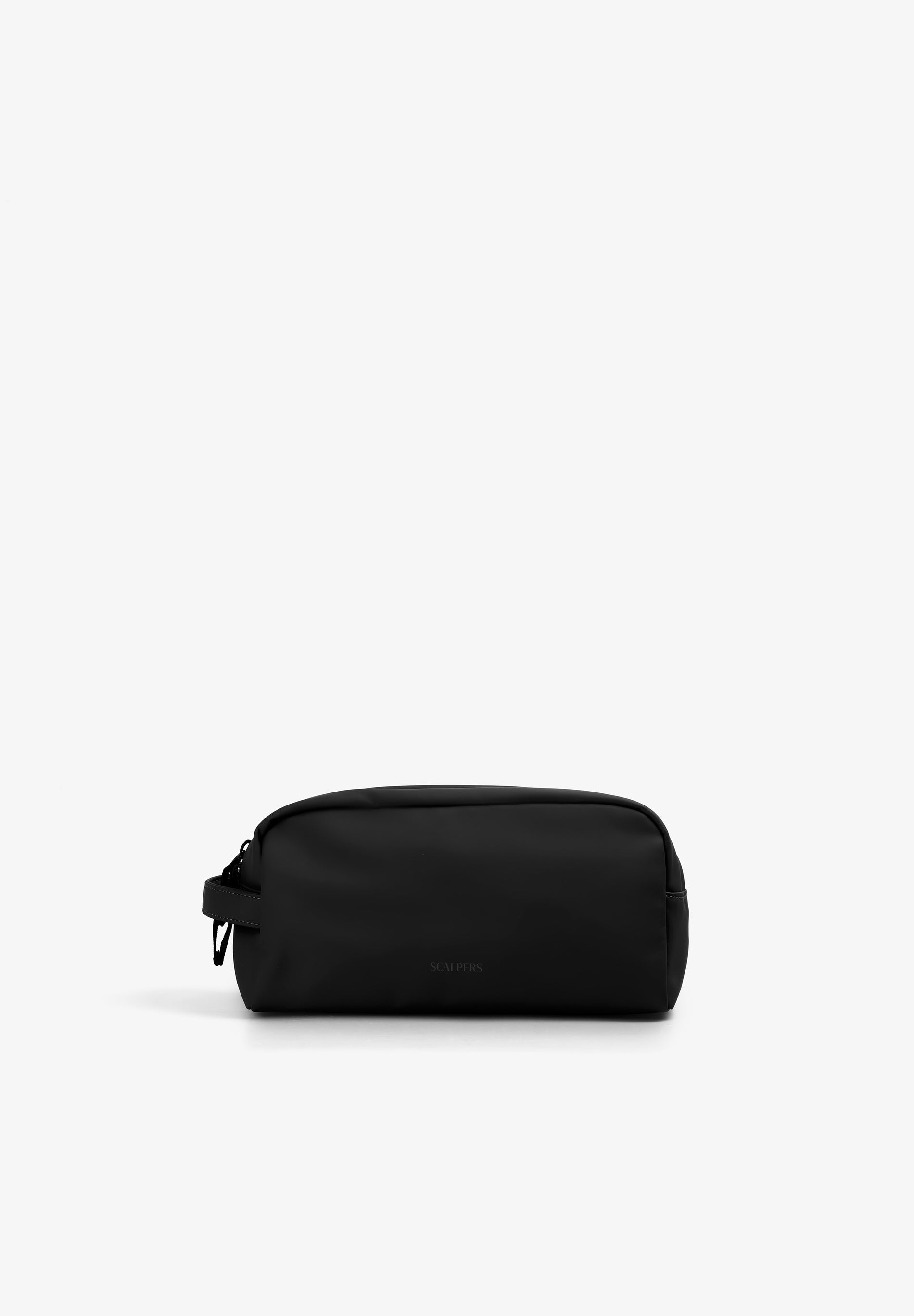 Scalpers REFLECTIVE LOGO TOILETRY BAG BLACK