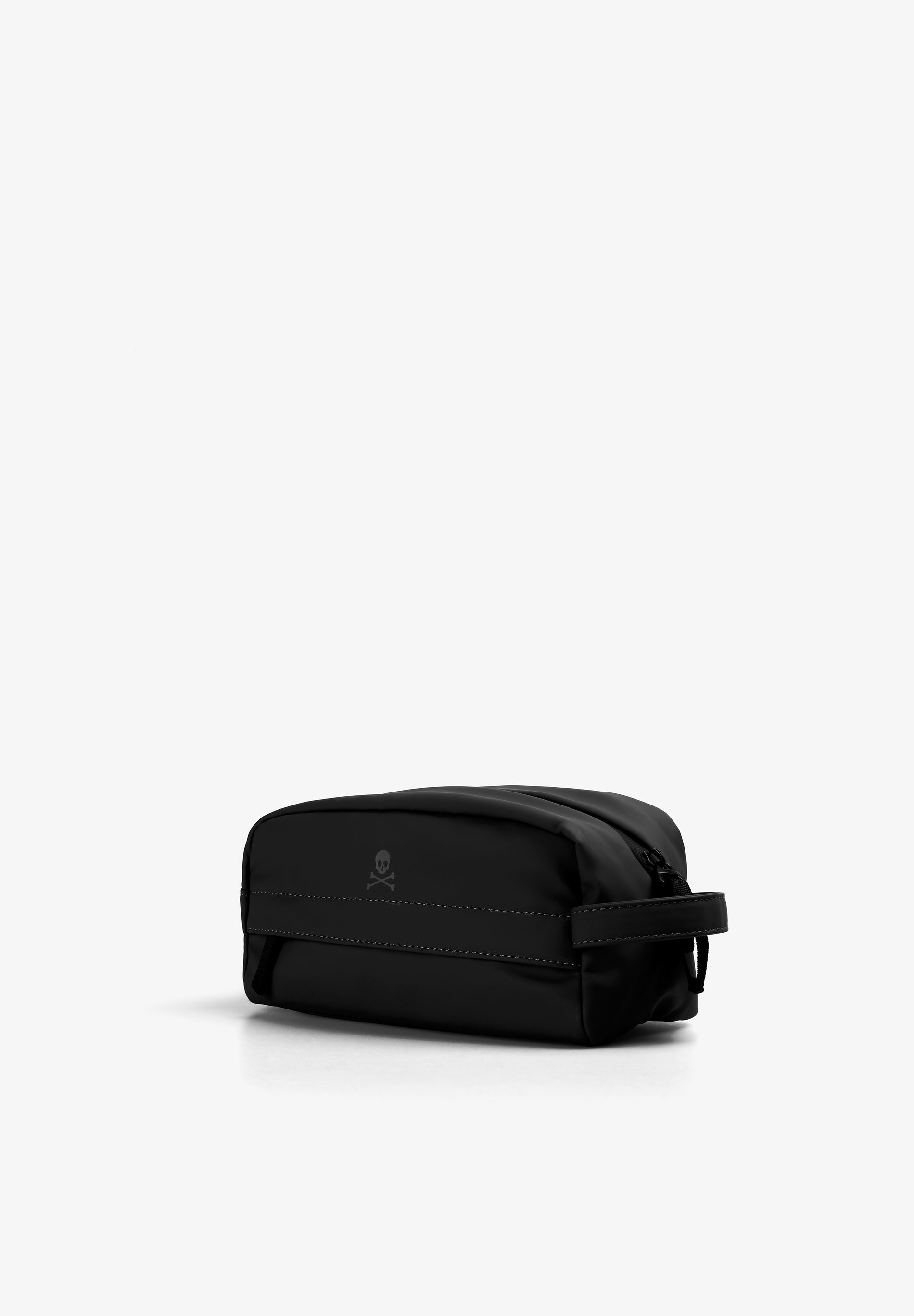 Scalpers REFLECTIVE LOGO TOILETRY BAG BLACK