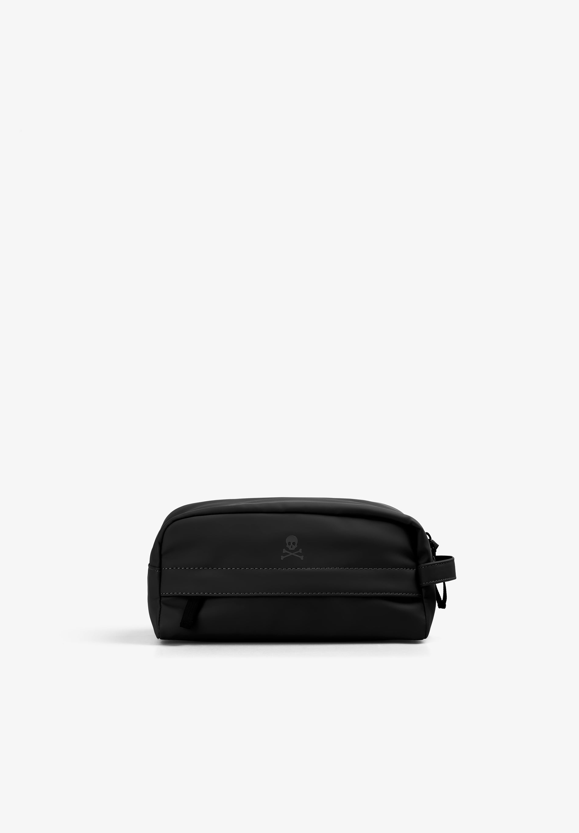 scalpers REFLECTIVE LOGO TOILETRY BAG BLACK