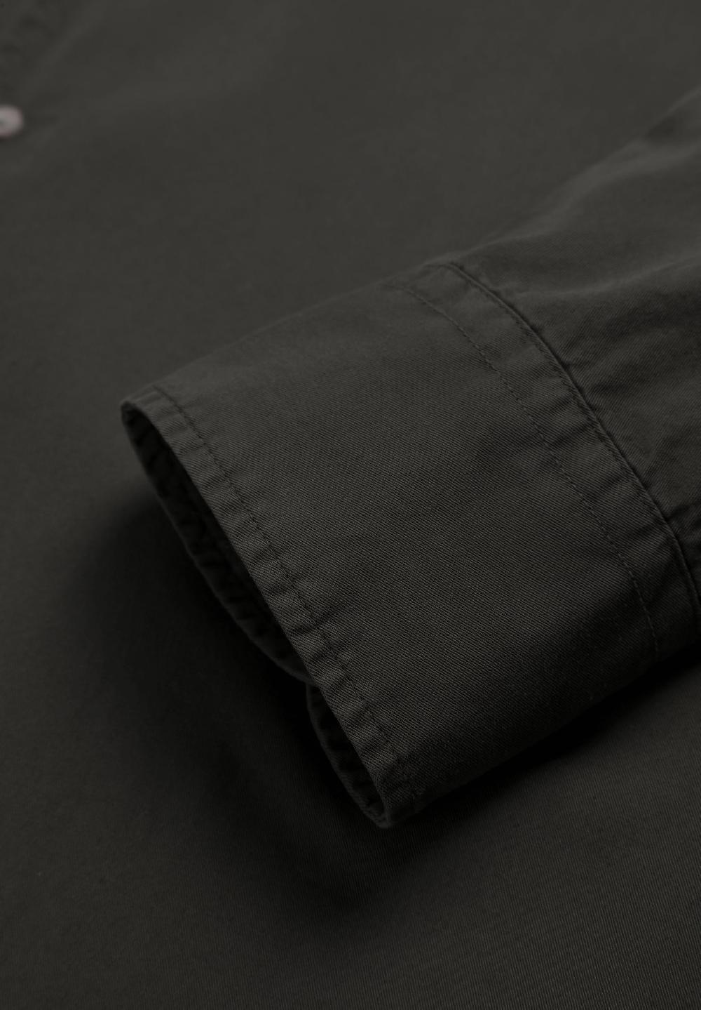 Scalpers REGULAR FIT EMBROIDERED SHIRT ANTHRACITE