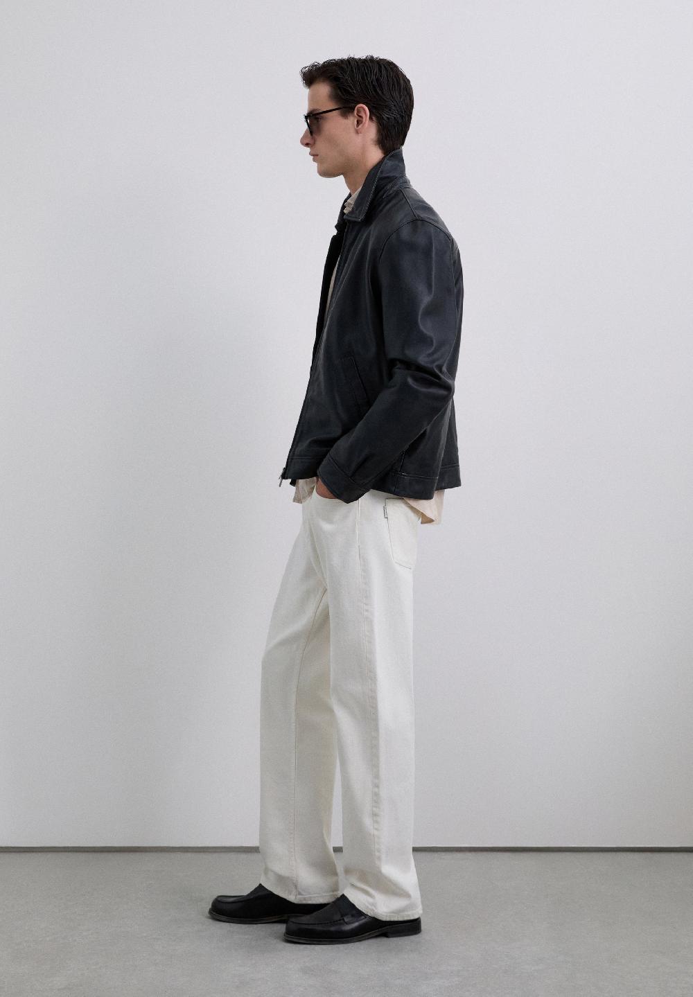 Scalpers REGULAR FIT EMBROIDERED SHIRT BEIGE