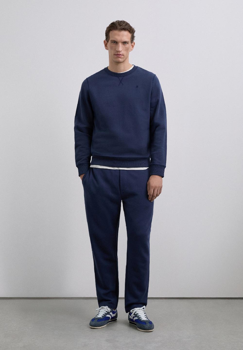 scalpers RELAXED COTTON JOGGERS DARK NAVY