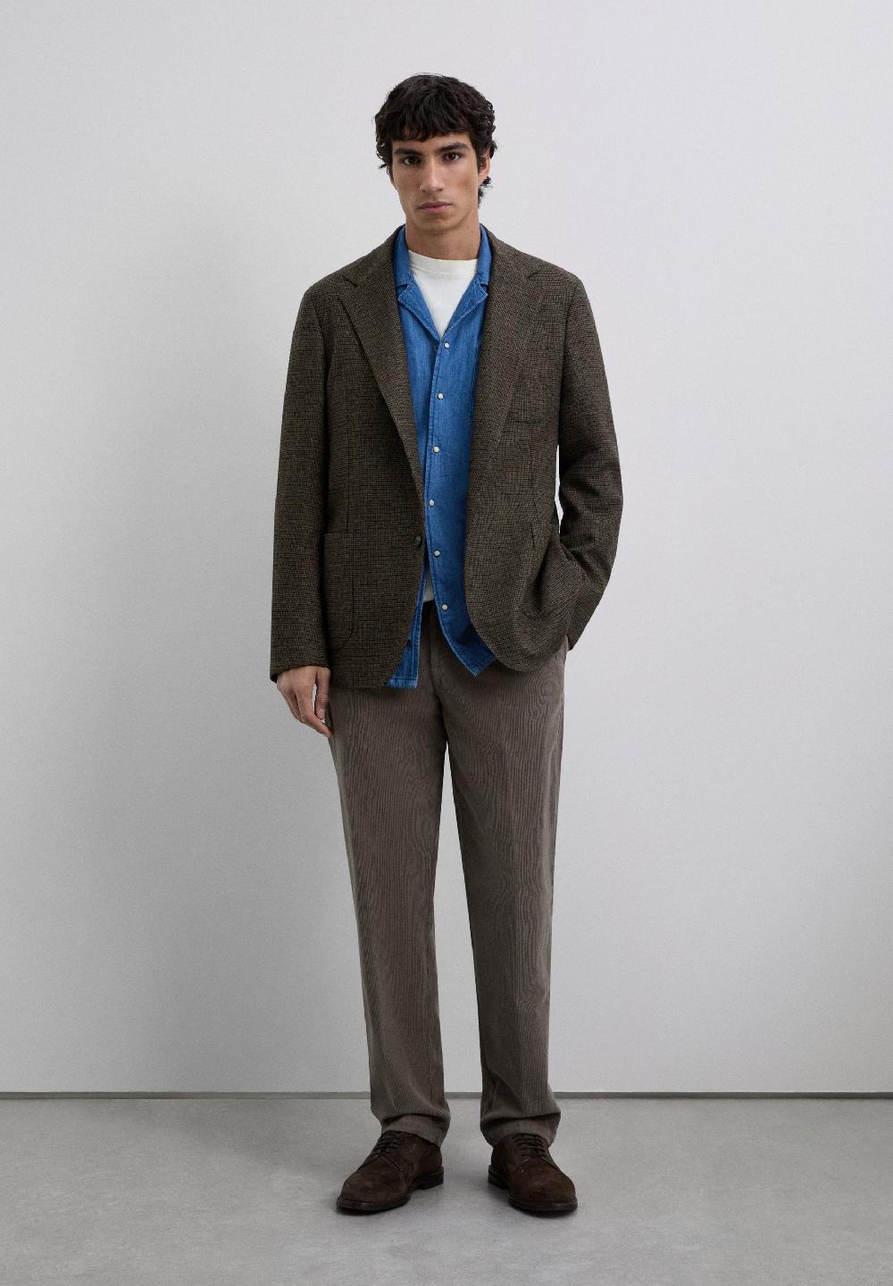 Scalpers RELAXED DENIM RESORT SHIRT BLUE DENIM