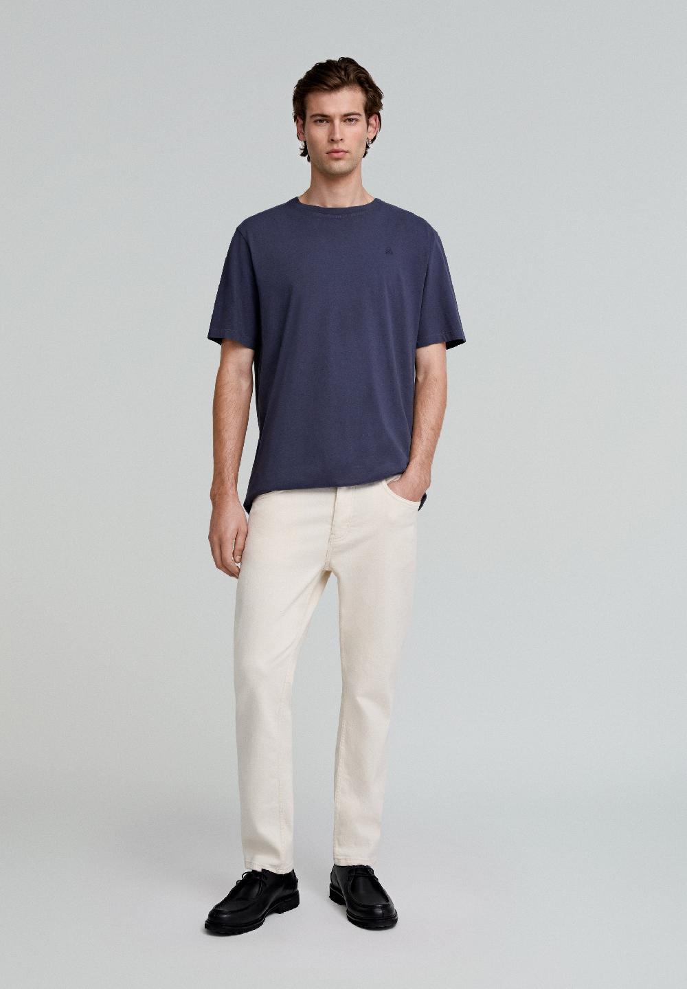 Scalpers RELAXED FIT SKULL BASIC T-SHIRT NAVY