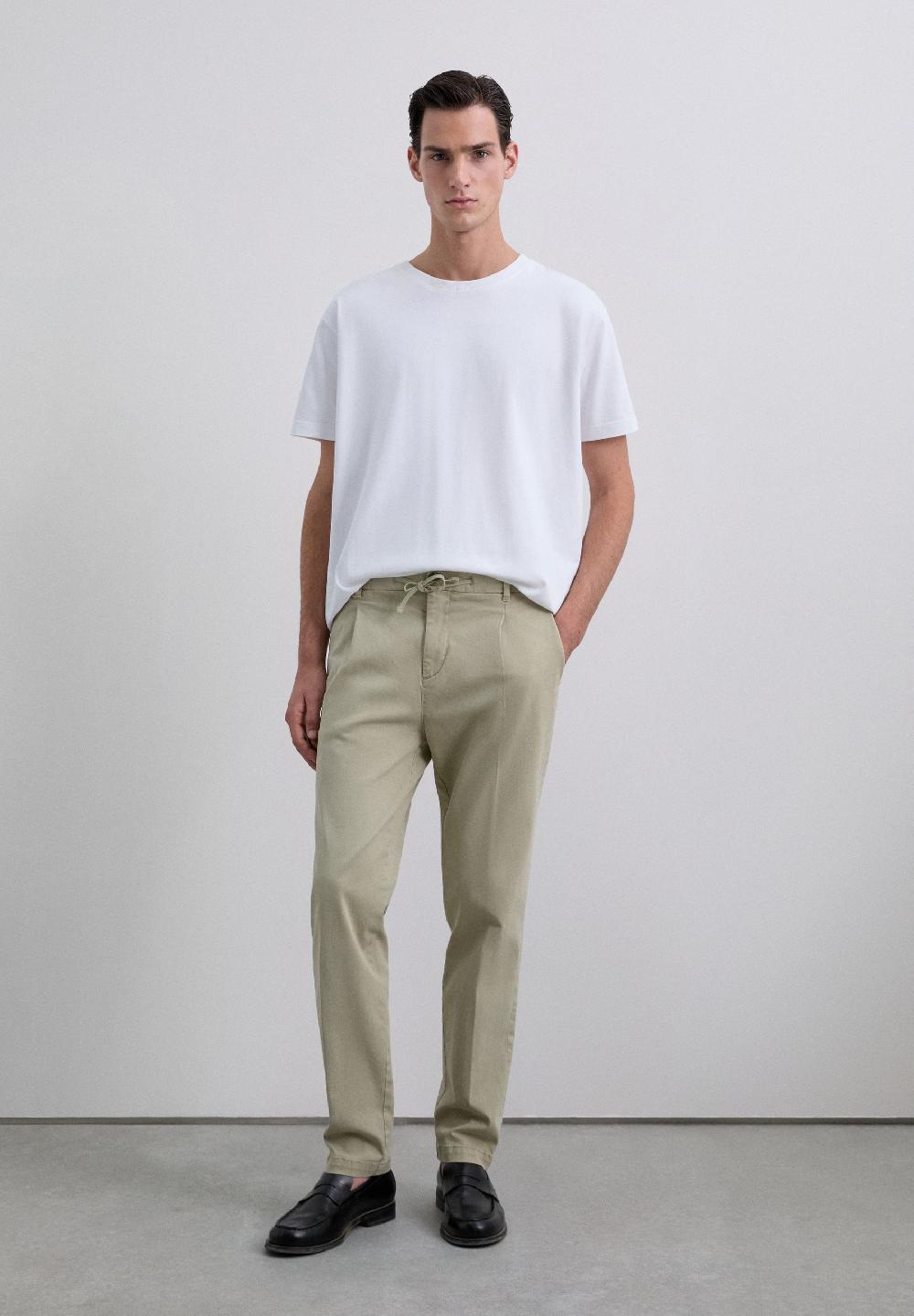 Scalpers RELAXED FIT TROUSERS BEIGE
