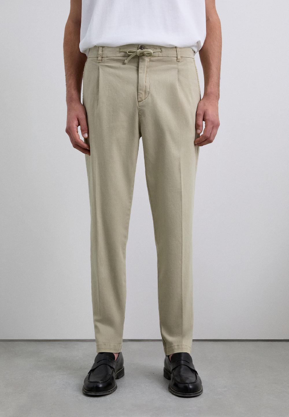 Scalpers RELAXED FIT TROUSERS BEIGE
