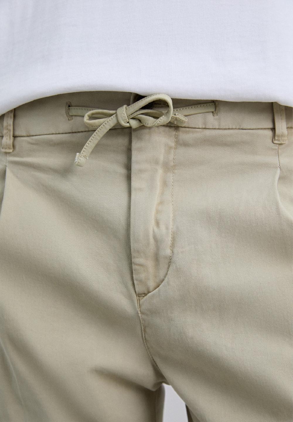 Scalpers RELAXED FIT TROUSERS BEIGE