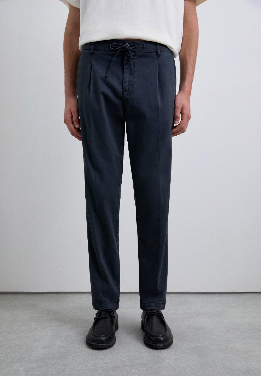 Scalpers RELAXED FIT TROUSERS DARK NAVY