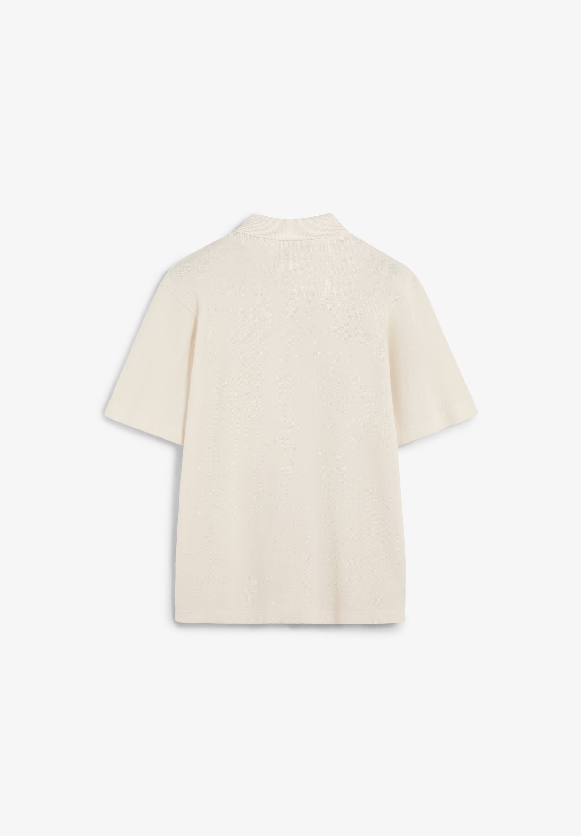 Scalpers RELAXED PIQUÉ POLO CARDIGAN CREAM