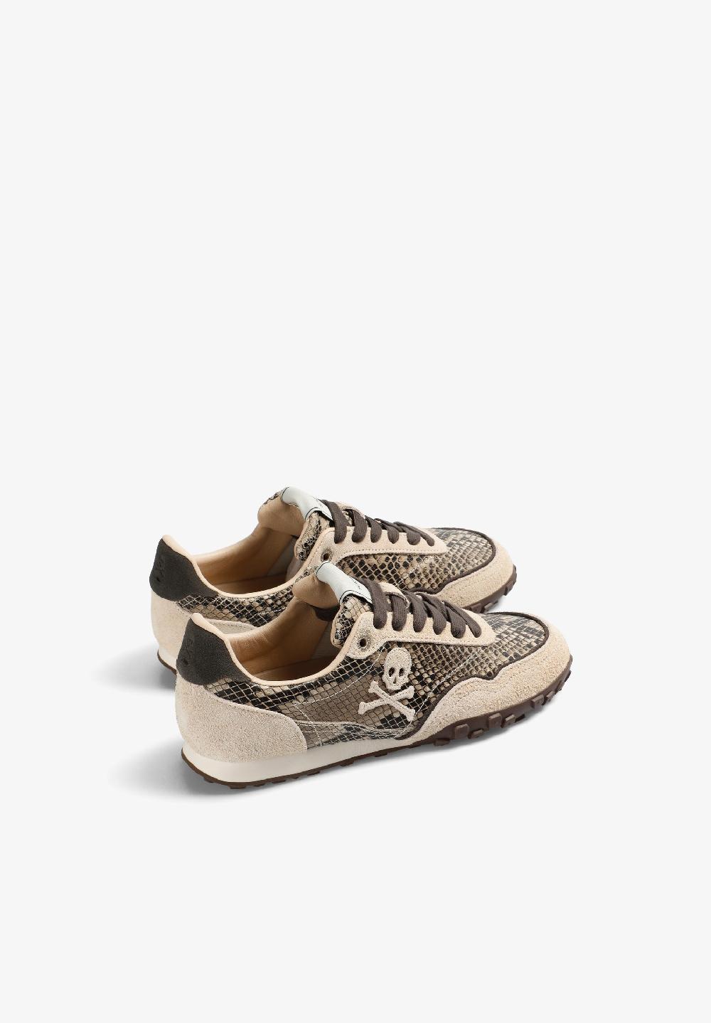 Scalpers RETRO ANIMAL PRINT SNEAKERS SNAKE PRINT