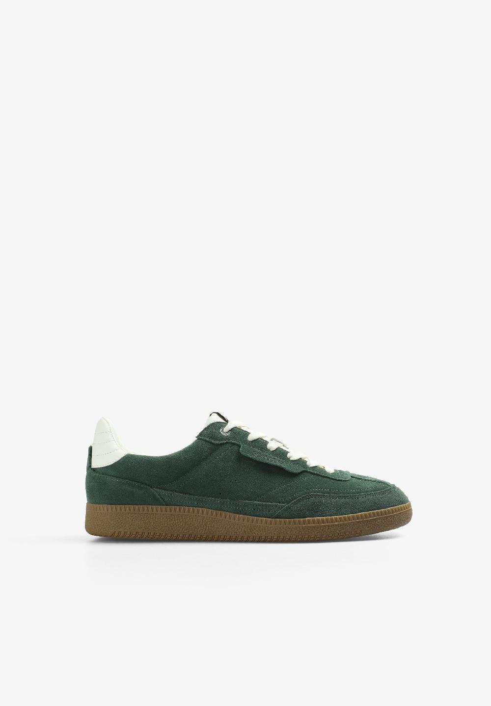 Scalpers RETRO LEATHER SNEAKERS GREEN