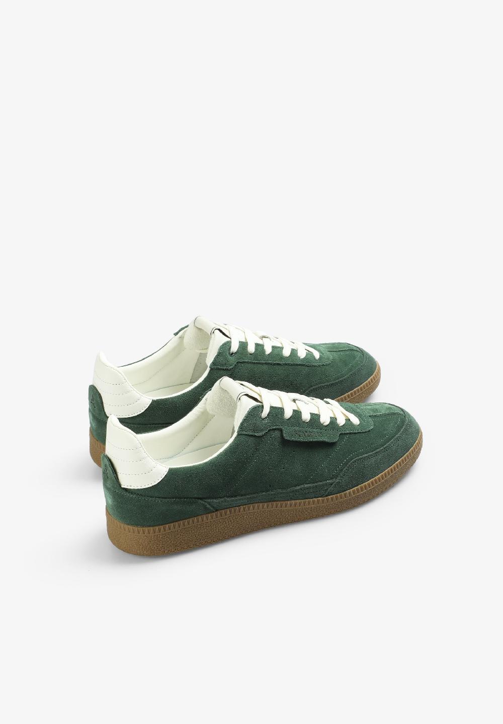 Scalpers RETRO LEATHER SNEAKERS GREEN