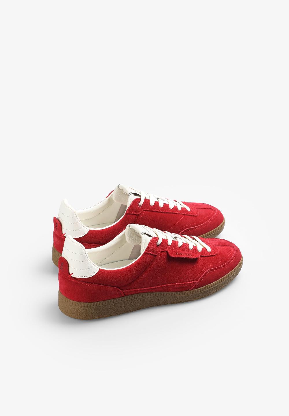 Scalpers RETRO LEATHER SNEAKERS RED