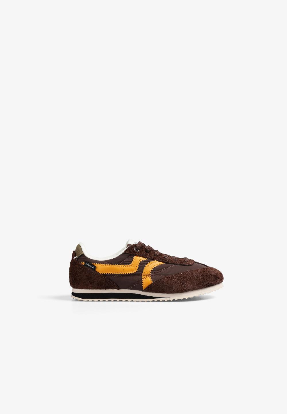 scalpers RETRO SNEAKERS BROWN