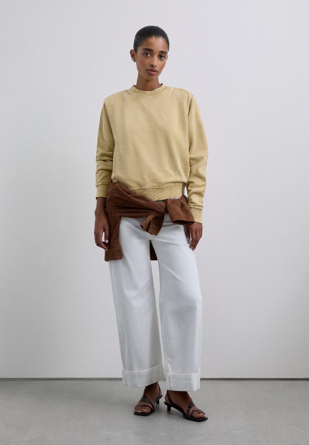 Scalpers RHINESTONE SKULL HOODIE MUSTARD