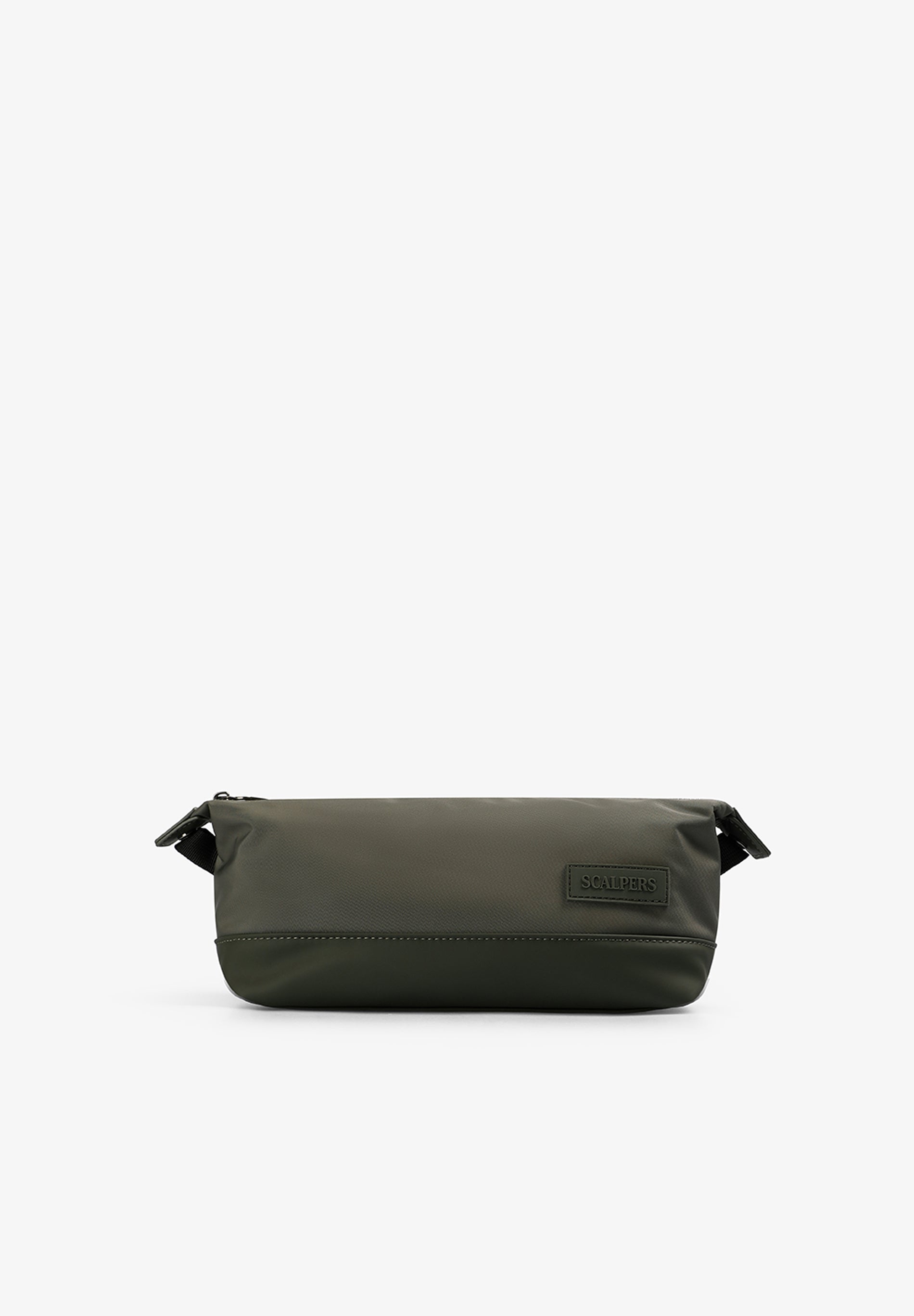 scalpers RUBBERISED TRAVEL TOILETRY BAG KHAKI