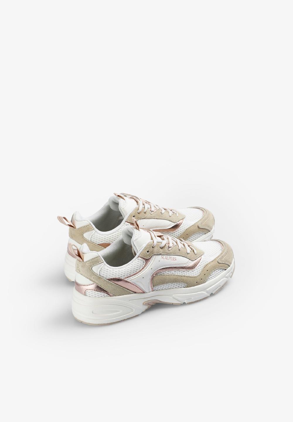Scalpers RUNNER SNEAKERS BEIGE