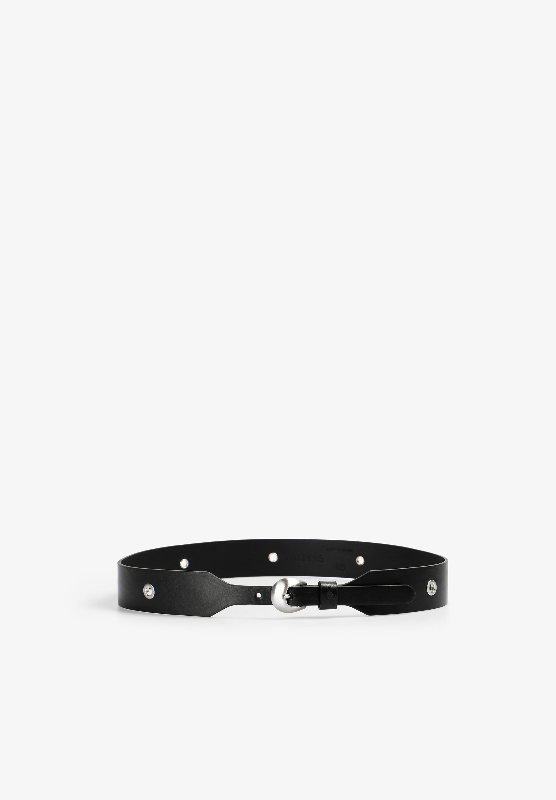Scalpers SASH STYLE BELT WITH STUDS BLACK