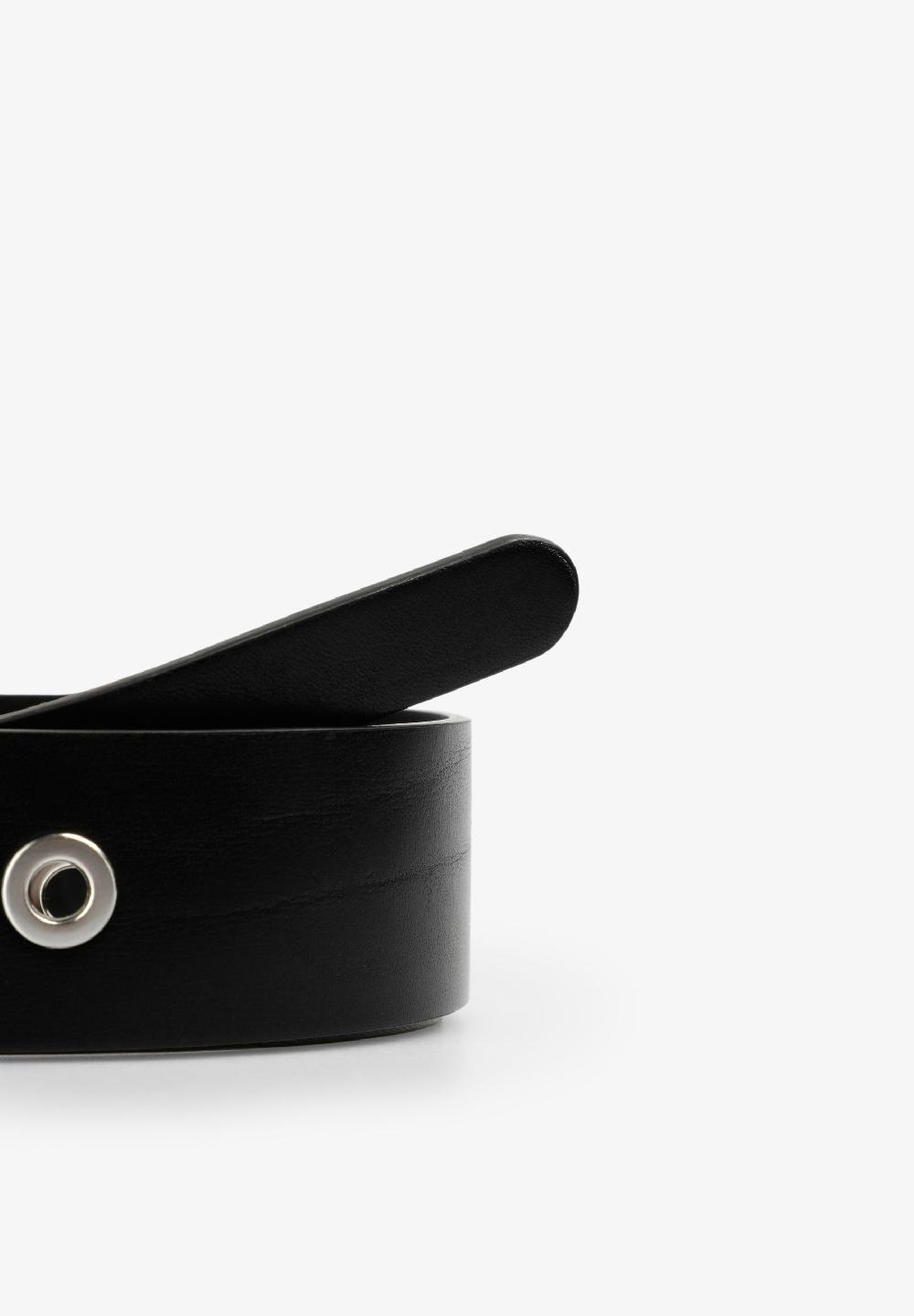 Scalpers SASH STYLE BELT WITH STUDS BLACK