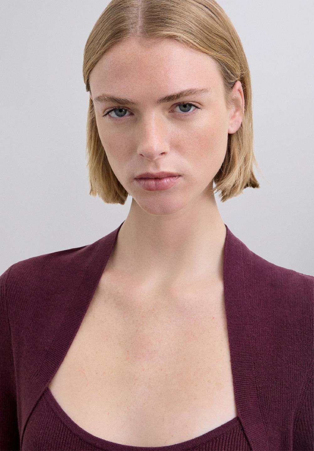 Scalpers SBSICRIBKNIT DRESS TERRACOTTA