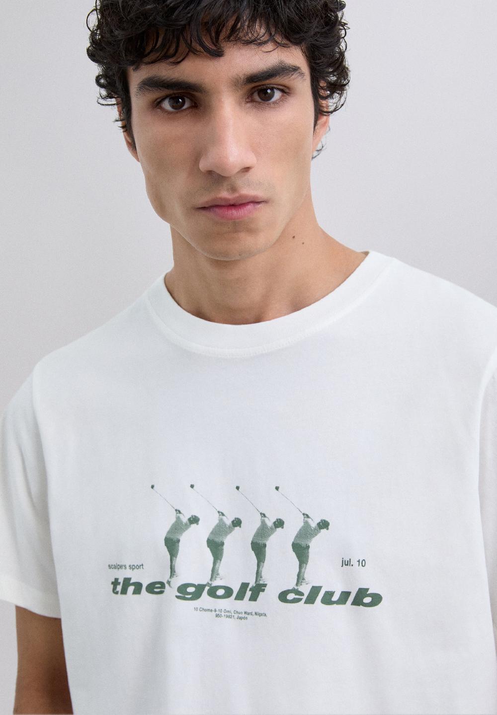Scalpers SC ADN GOLF CLUB T-SHIRT OFF WHITE