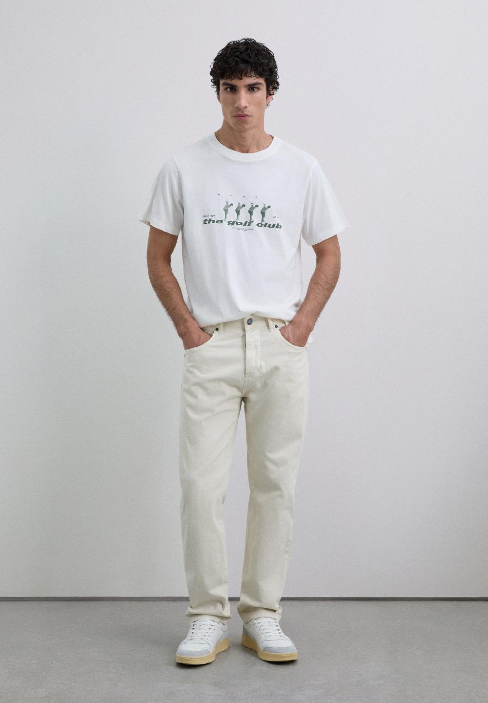 Scalpers SC ADN GOLF CLUB T-SHIRT OFF WHITE