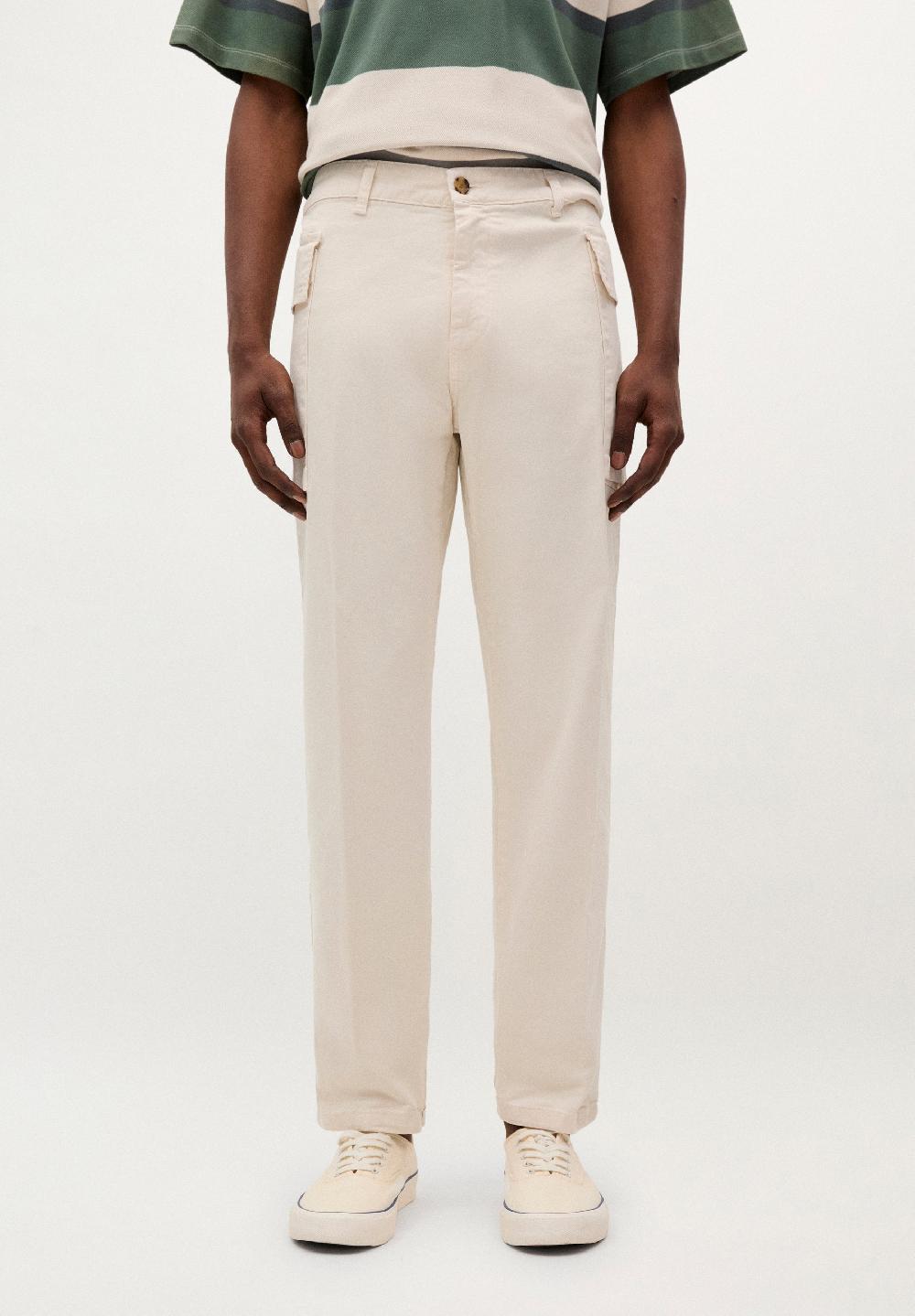 Scalpers SC ADN POSTMAN CARGO TROUSERS OFF WHITE