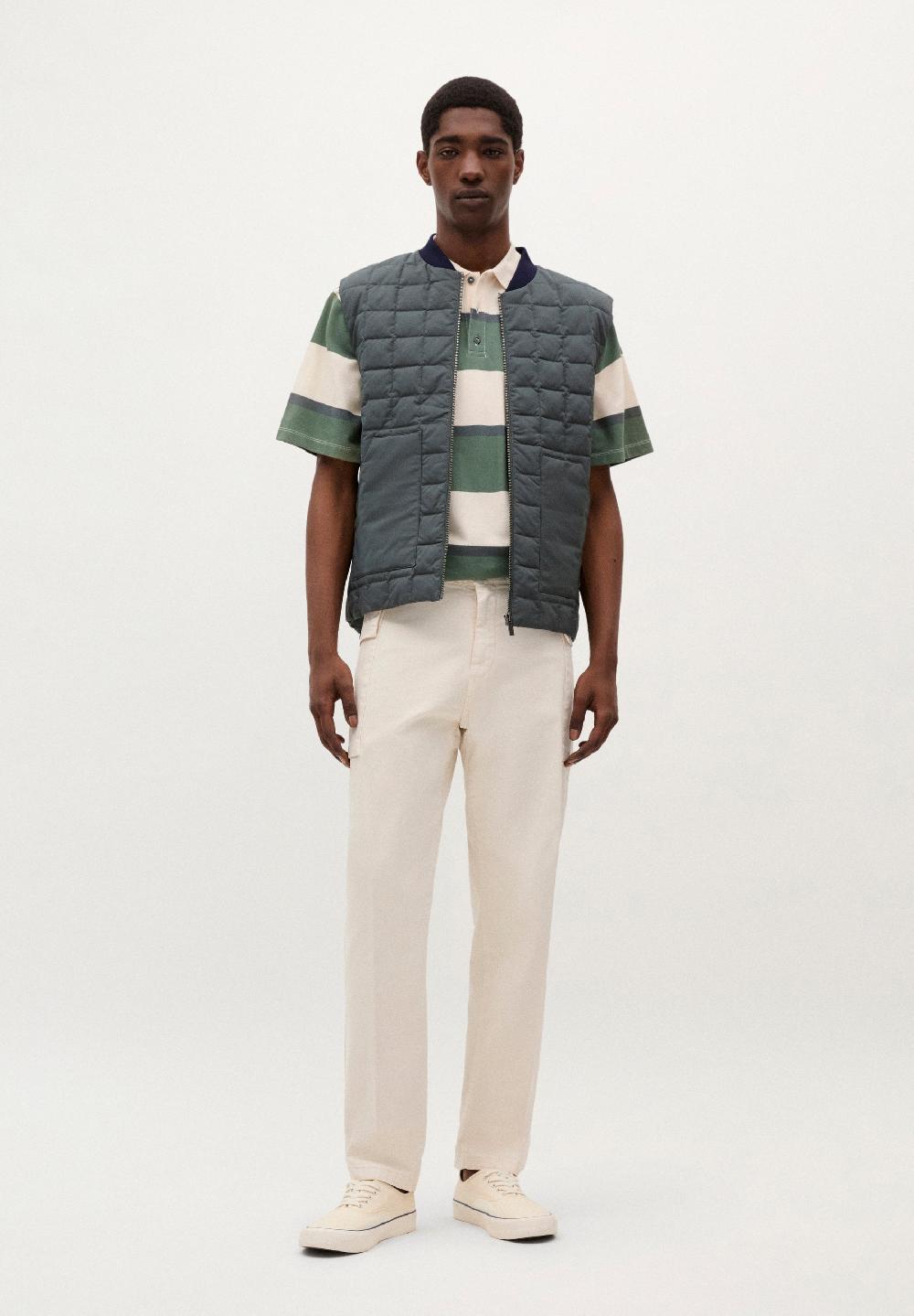 Scalpers SC ADN QUILTED GILET KHAKI