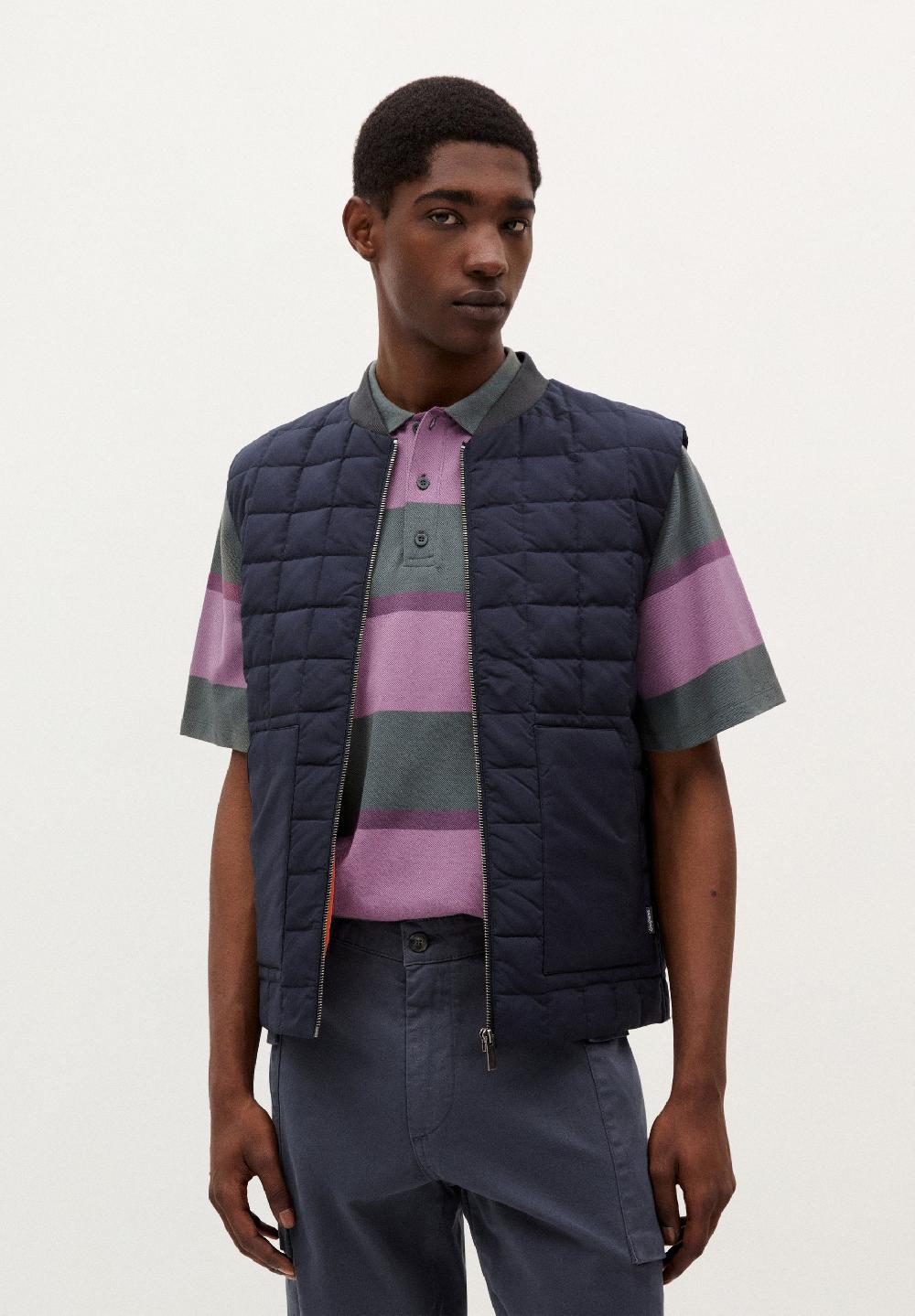 Scalpers SC ADN QUILTED GILET NAVY