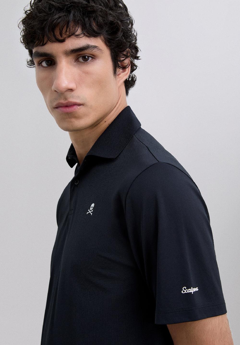 Scalpers SC ADN TECH POLO SHIRT BLACK