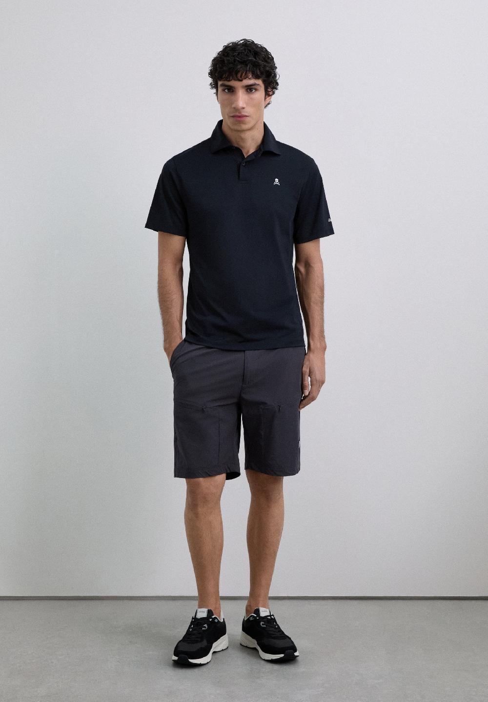Scalpers SC ADN TECH POLO SHIRT BLACK
