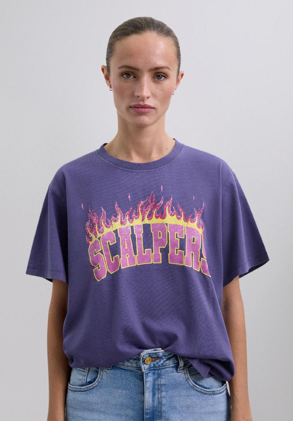 Scalpers SC BLAZE T-SHIRT PURPLE