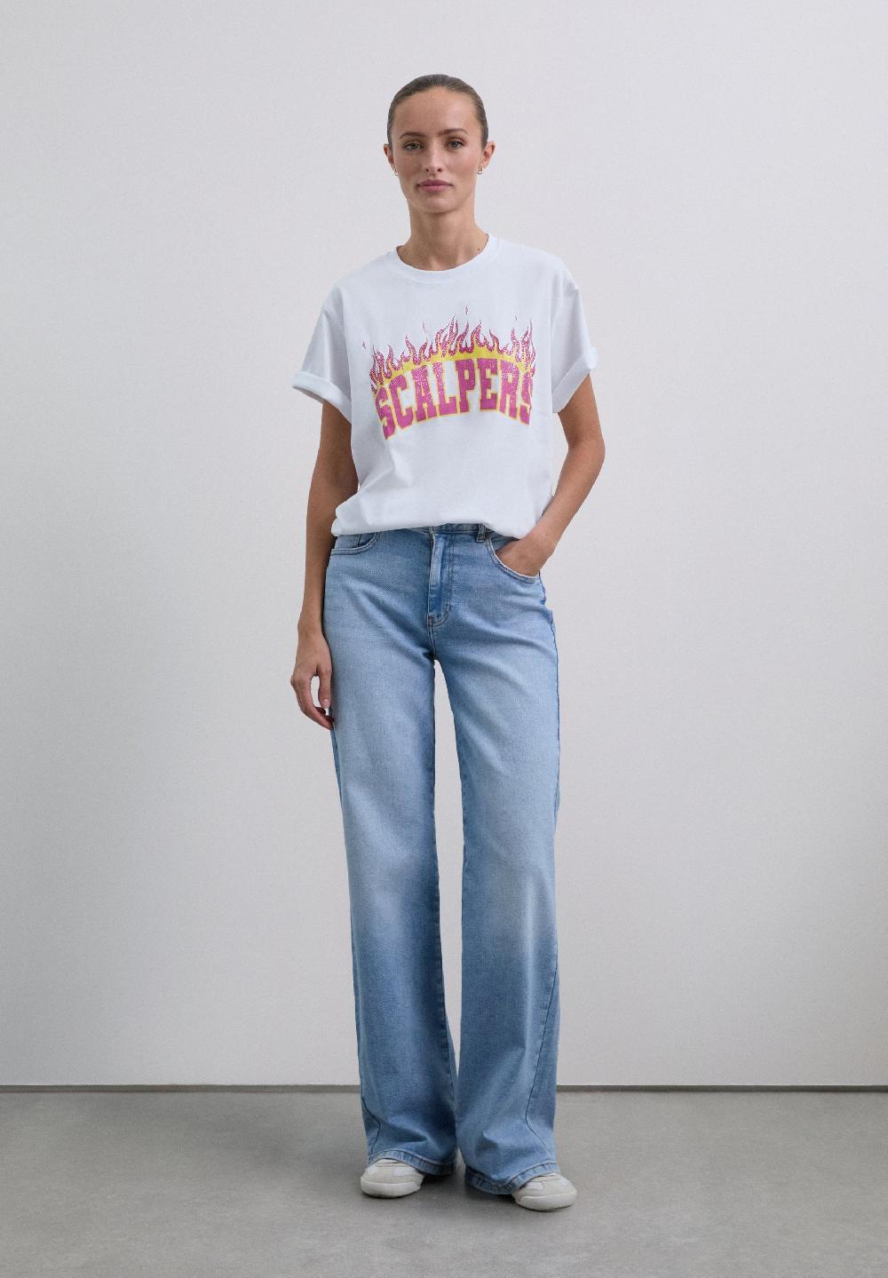 Scalpers SC BLAZE T-SHIRT WHITE