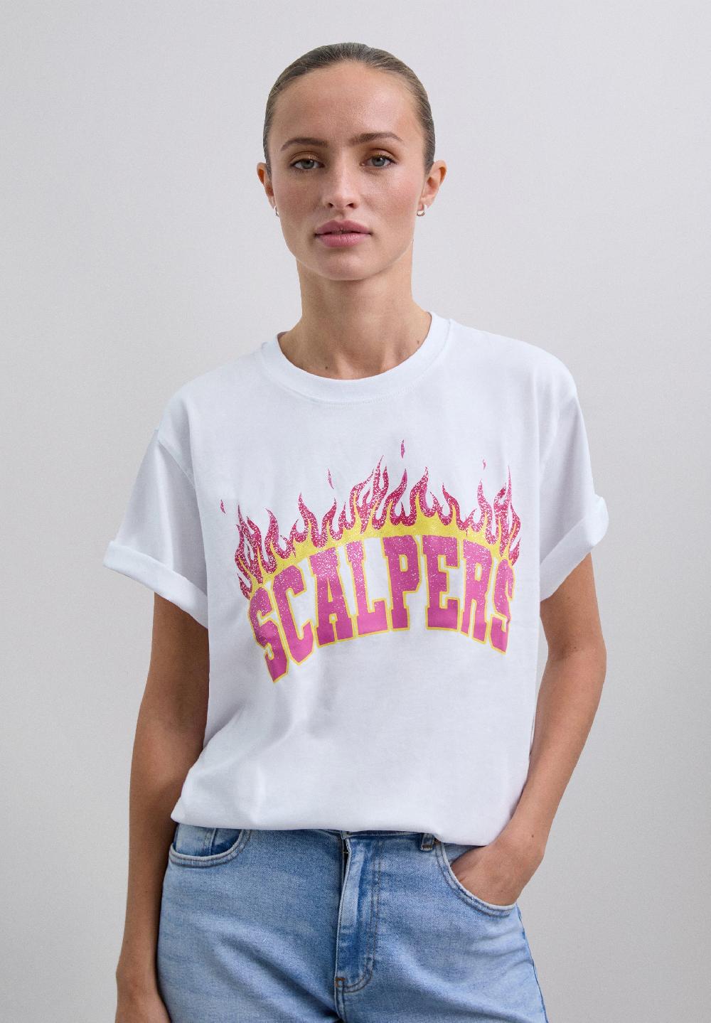 scalpers SC BLAZE T-SHIRT WHITE