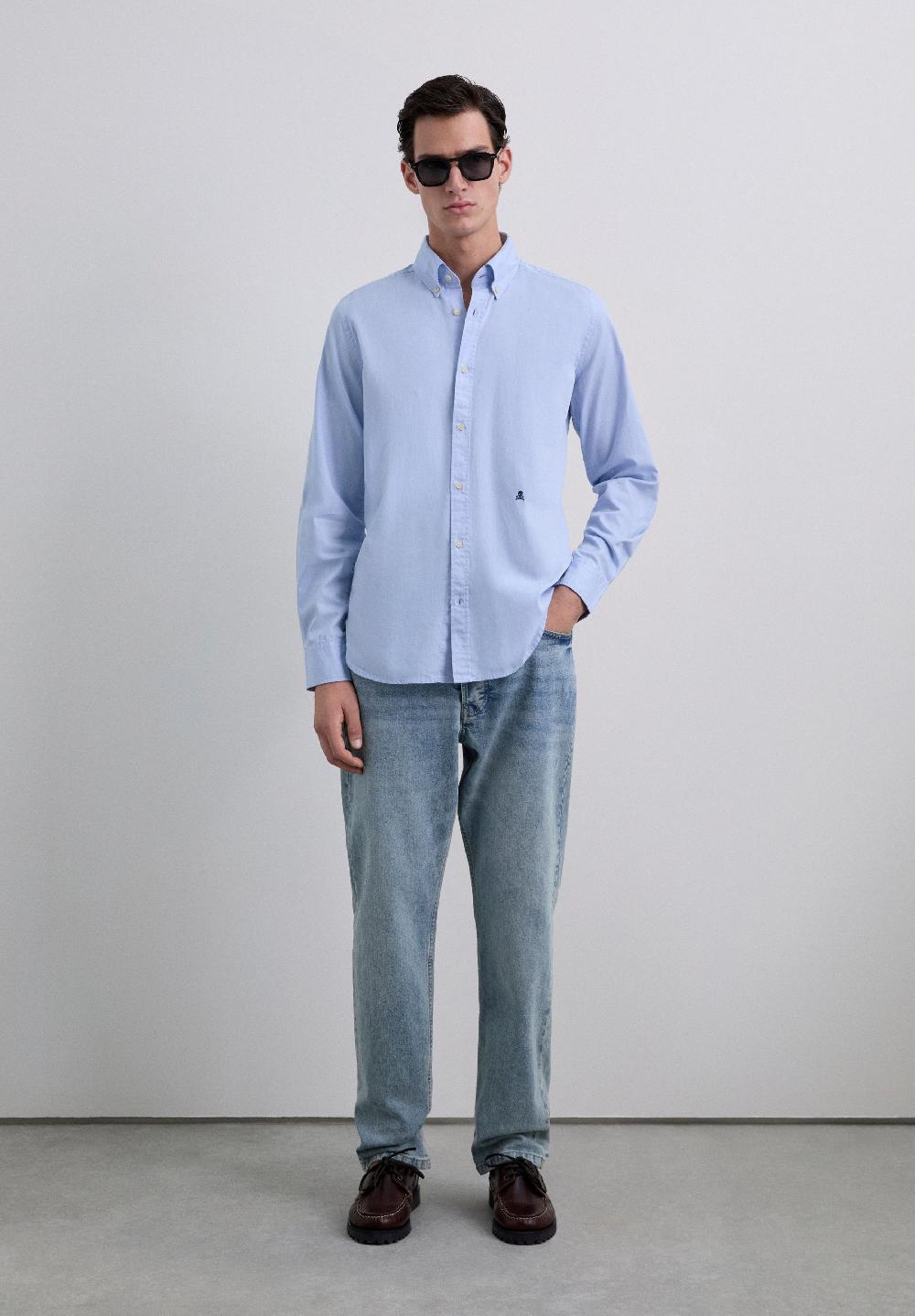 Scalpers SC BREDA BD SHIRT SKYBLUE