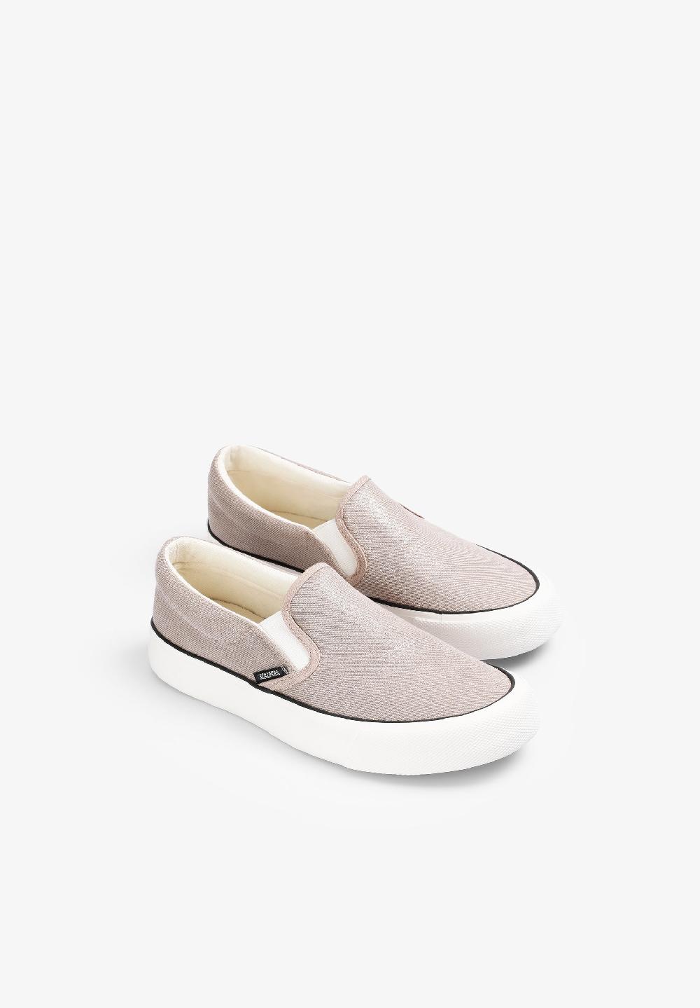 Scalpers SC CALIFORNIA SLIP ON SNEAKERS W TAUPE