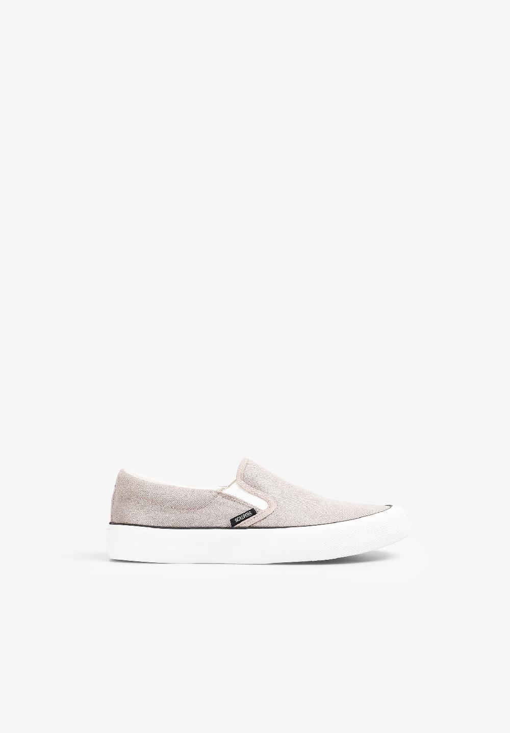 scalpers SC CALIFORNIA SLIP ON SNEAKERS W TAUPE