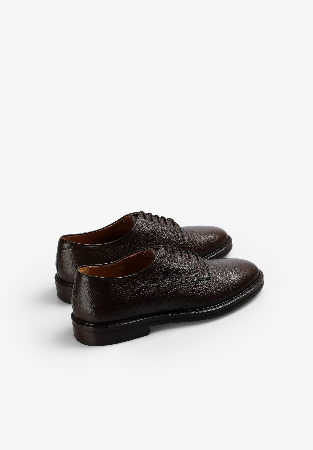 Scalpers SC CRAWLEY DERBY SHOES DARK BROWN