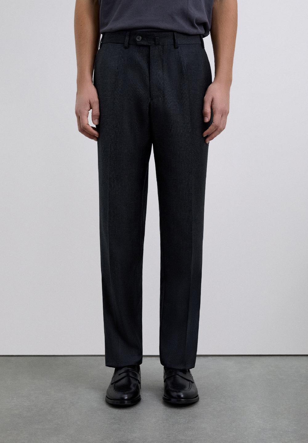 Scalpers SC NEW CITY SUIT TROUSERS I GREY CHECK