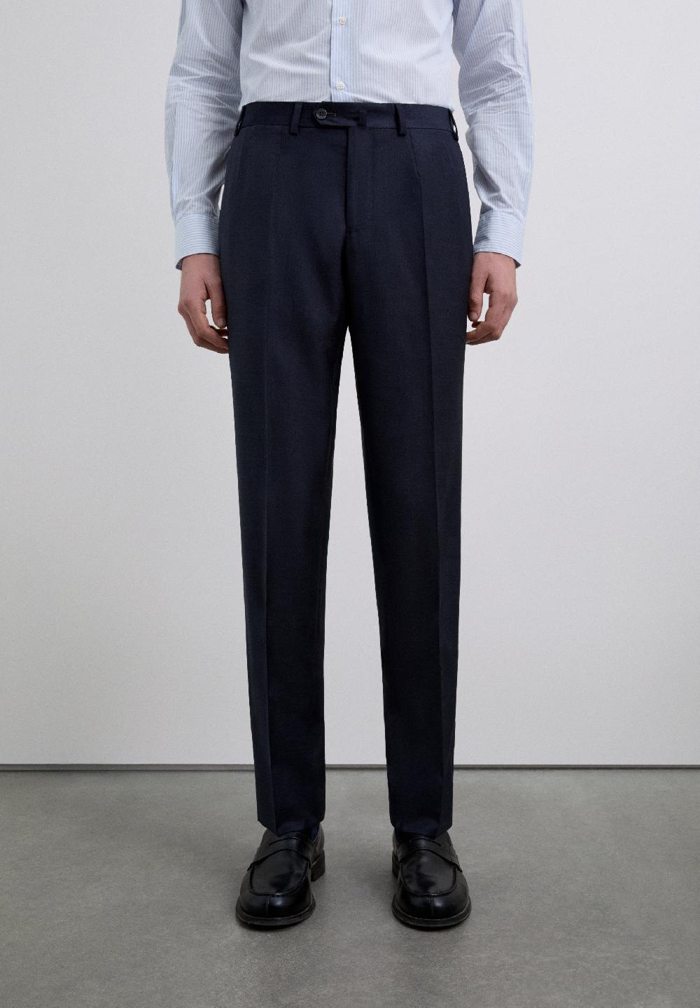 Scalpers SC NEW CITY SUIT TROUSERS II GREYISH BLUE