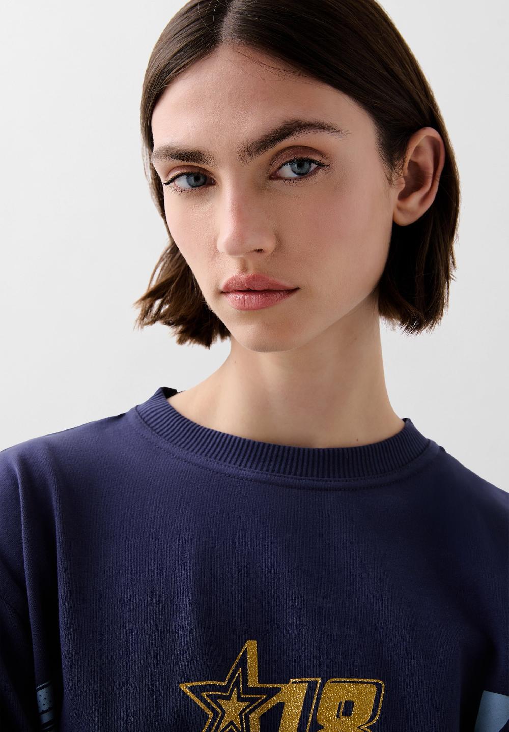 Scalpers SC RACING LS T-SHIRT NAVY