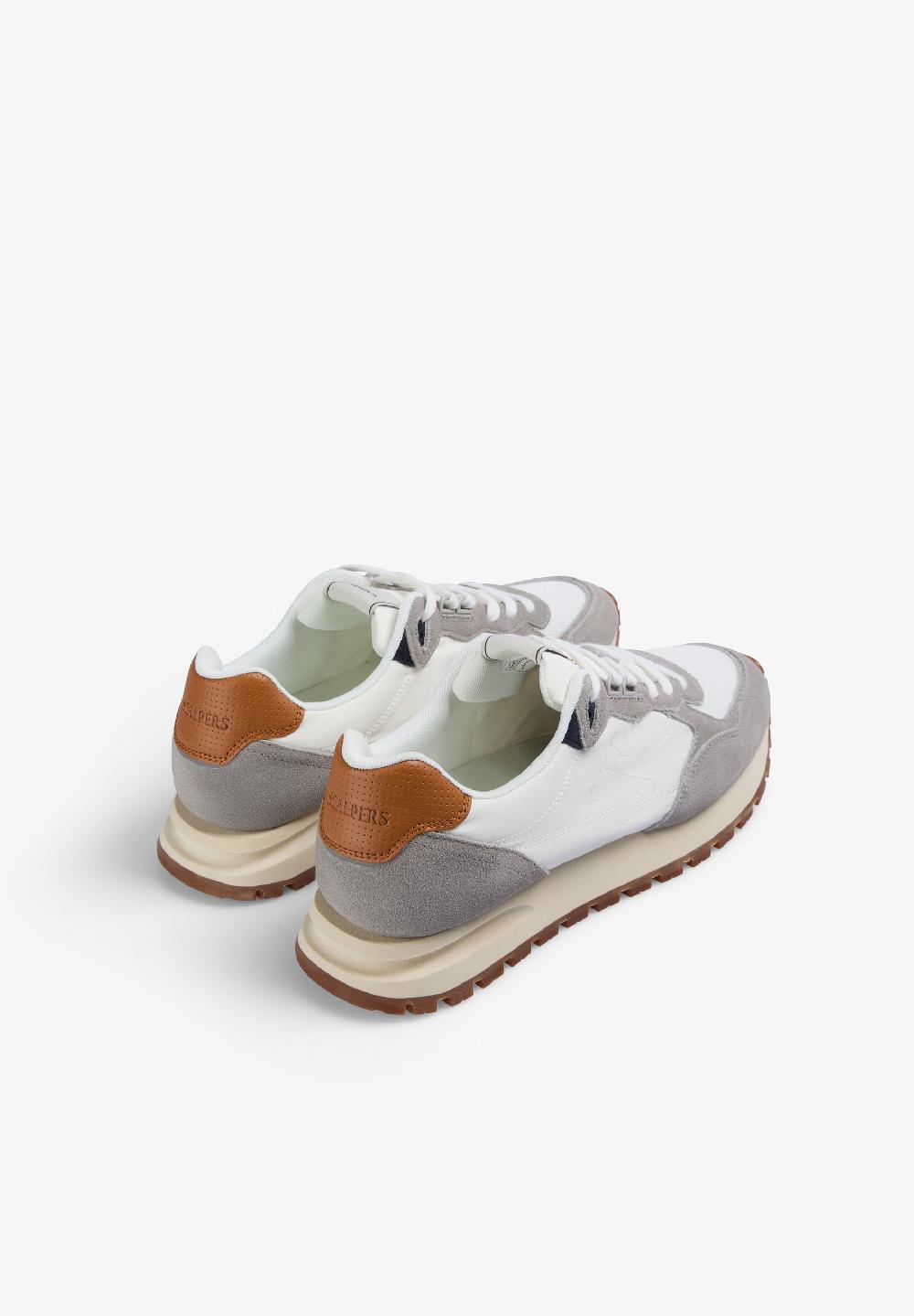 Scalpers SC RIO 25 SNEAKERS OFF WHITE/ORANGE