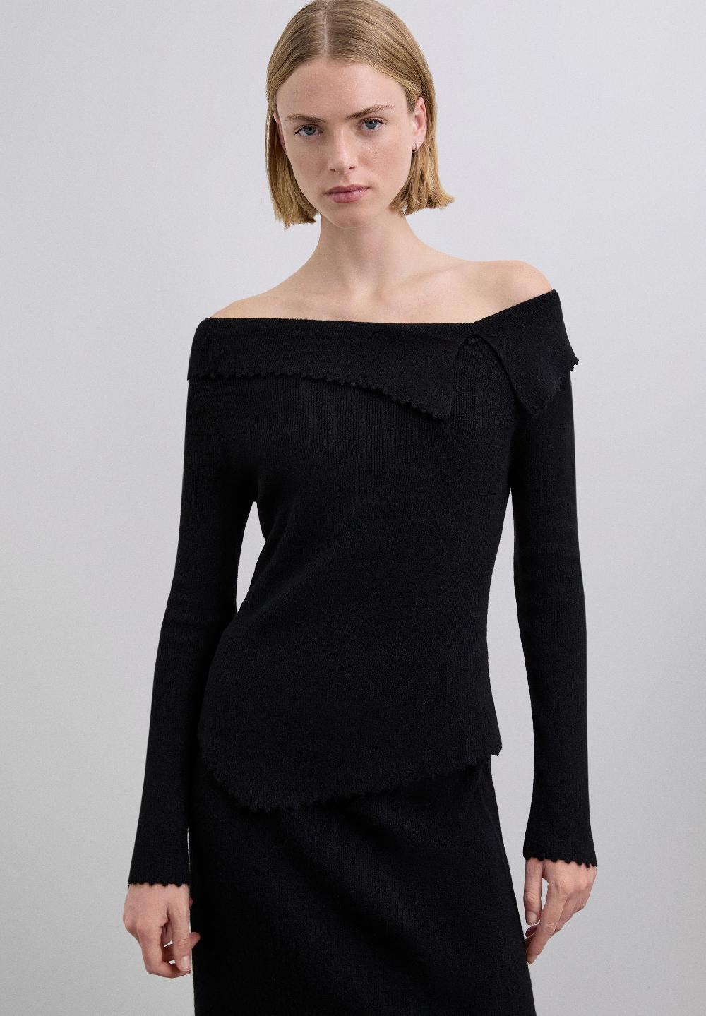 scalpers SCASYKNITSET JUMPER BLACK
