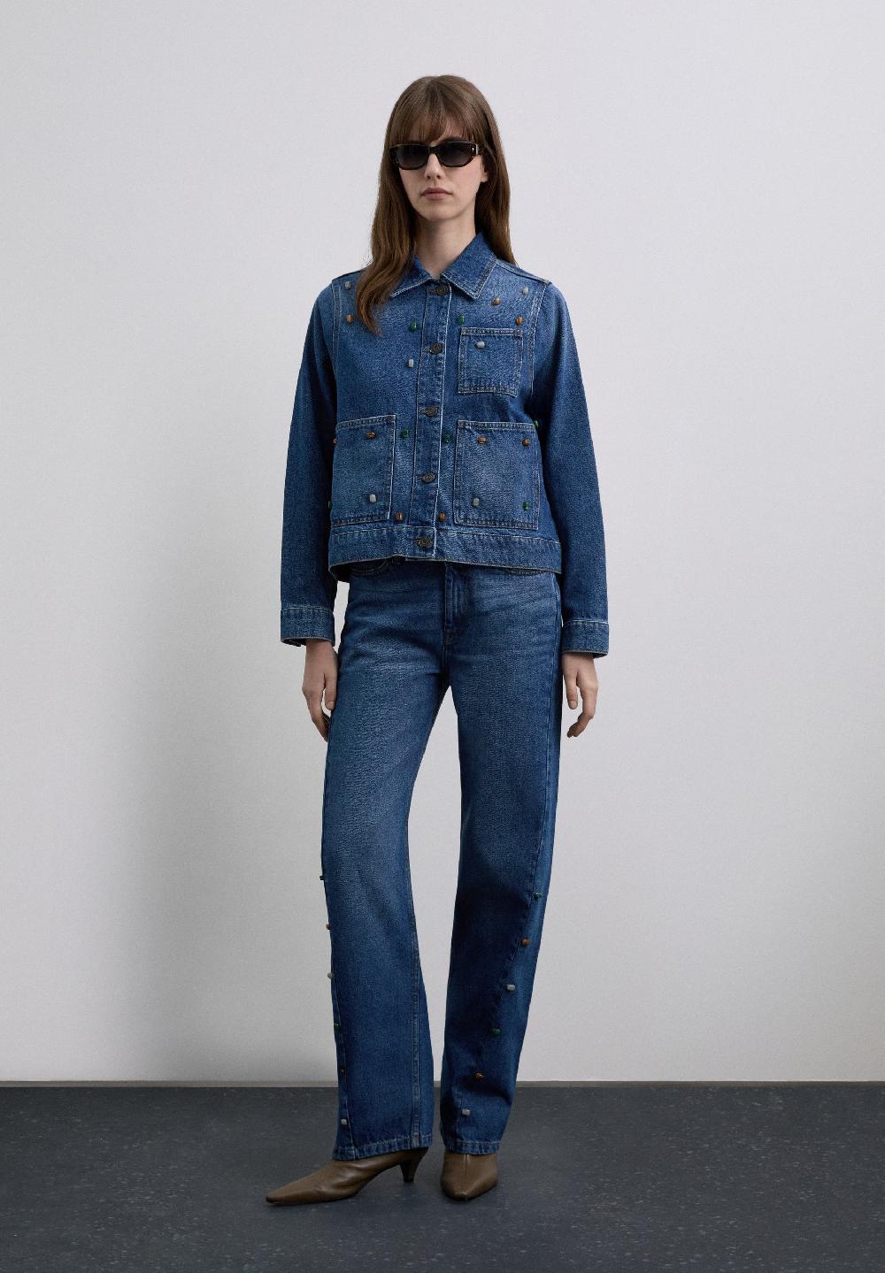 Scalpers SCBALL JACKET INDIGO